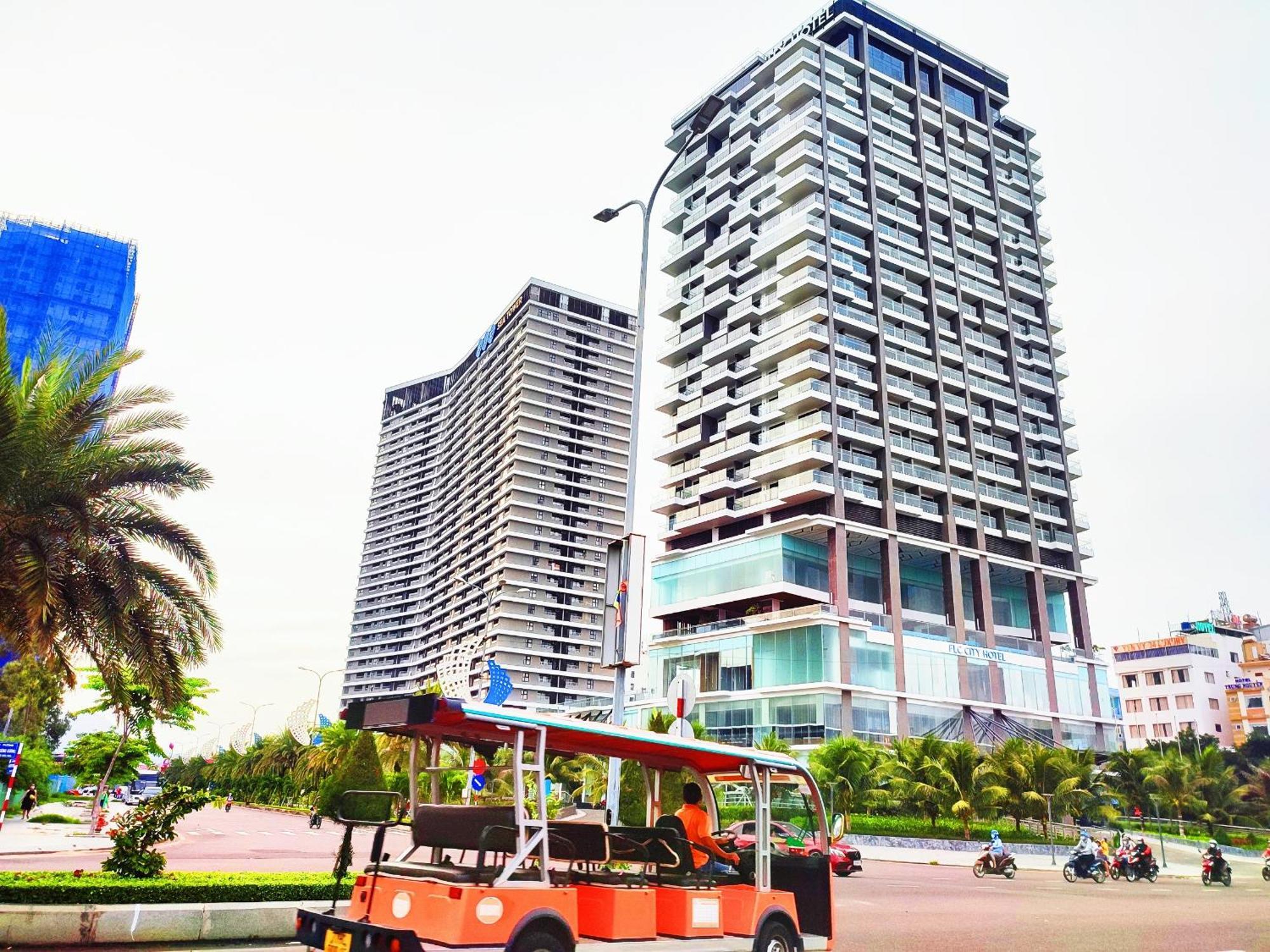 Flc Sea Tower Quy Nhon Ban Cong, Bon Tam, Ho Boi Co Phi, Sat Bien クイニョン エクステリア 写真